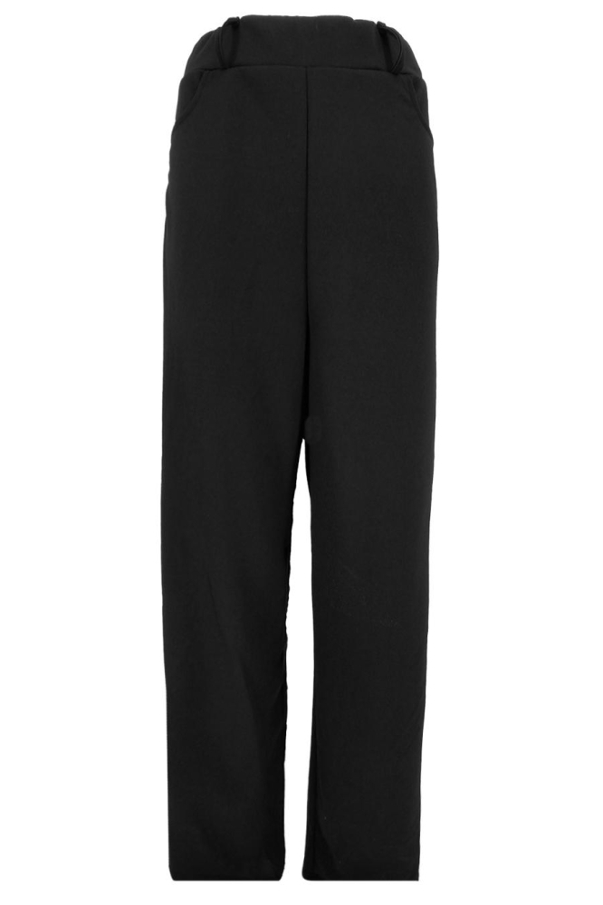 FOS Amsterdam zwarte dames broek | Achteraanzicht