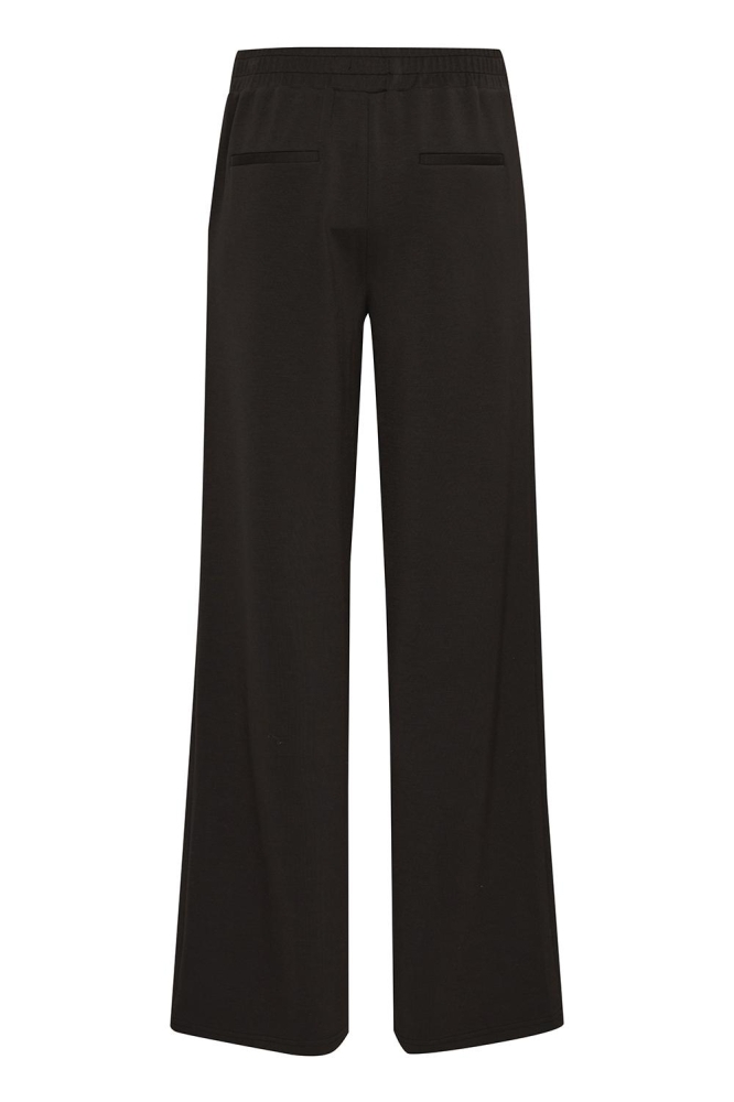 Ichi zwarte dames broek | Achteraanzicht