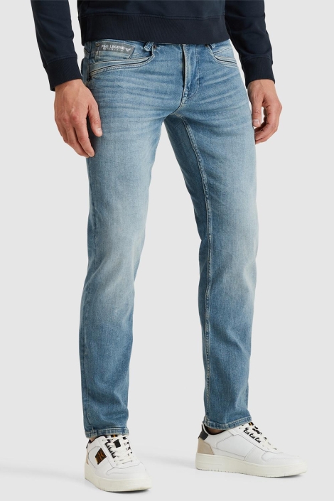 PME legend blauwe heren jeans | Model vooraanzicht