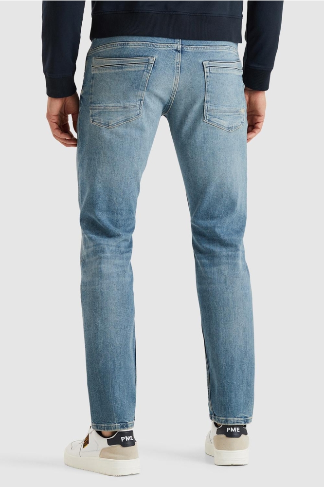 PME legend blauwe heren jeans | Model achteraanzicht