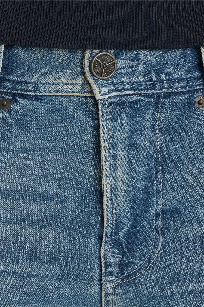 PME legend blauwe heren jeans | Close up