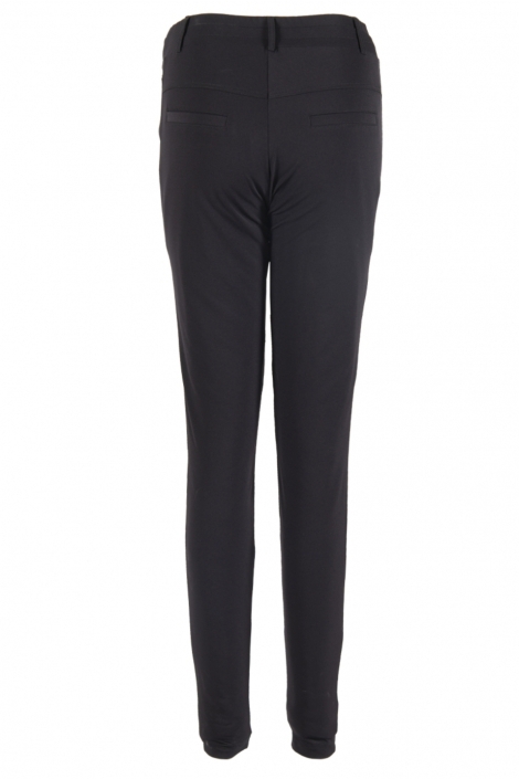 TQ Amsterdam zwarte dames broek | Achteraanzicht