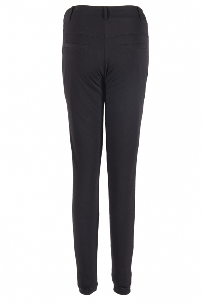 TQ Amsterdam zwarte dames broek | Achteraanzicht