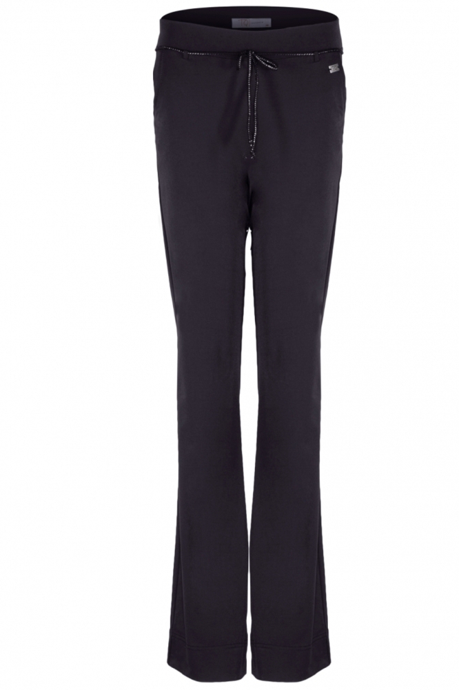 TQ Amsterdam zwarte dames broek | Vooraanzicht