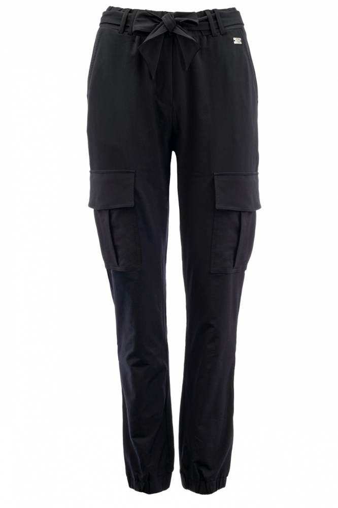 TQ Amsterdam zwarte dames broek | Vooraanzicht