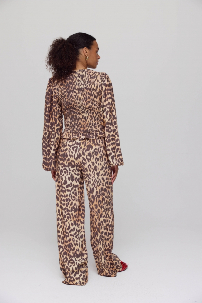 Harper & Yve bruine dames broek | Model