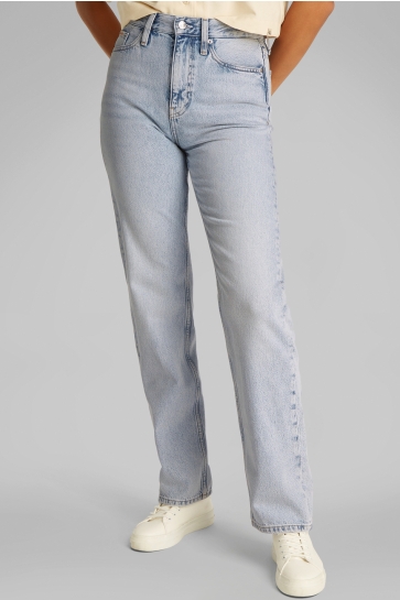 Calvin Klein HIGH RISE STRAIGHT J20J225132 DENIM LIGHT