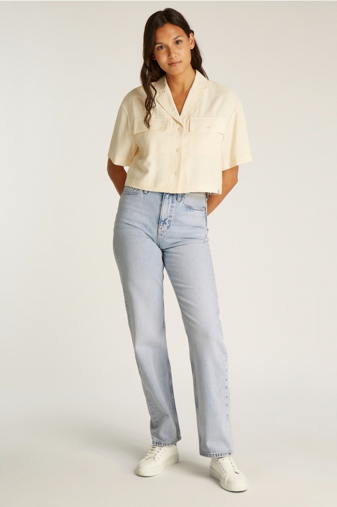 Calvin Klein blauwe dames jeans | Model