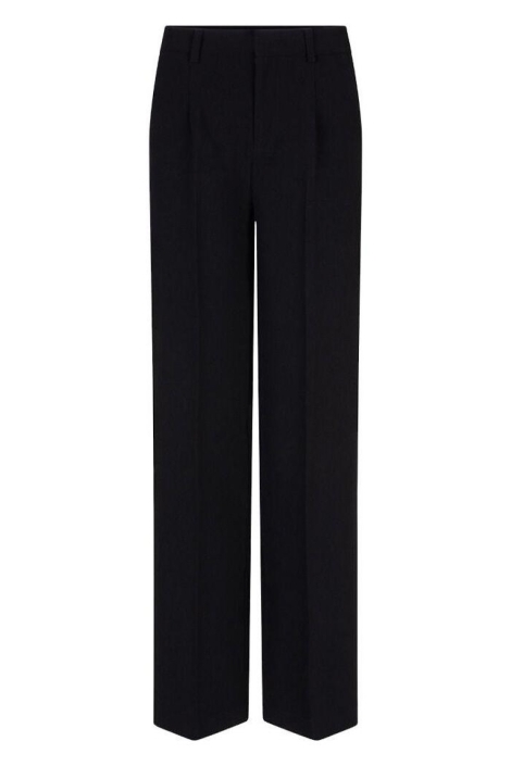 EsQualo zwarte dames broek | Vooraanzicht