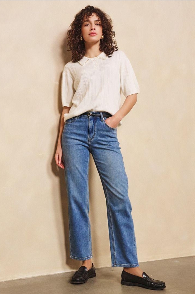 EsQualo blauwe dames jeans | Sfeerbeeld, In situatie