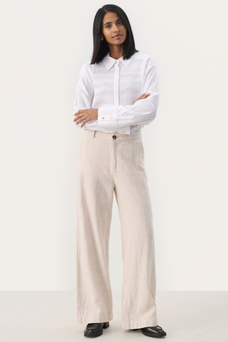 Part Two beige dames broek | Model