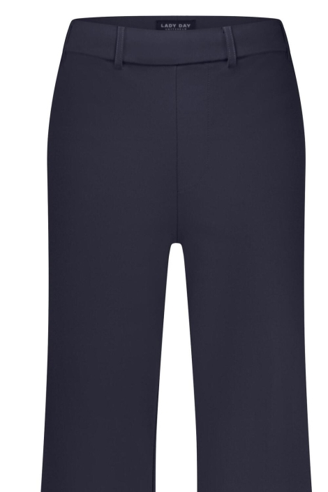 Lady Day blauwe dames broek | Close up