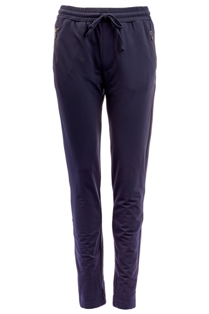 NED blauwe dames broek | Vooraanzicht