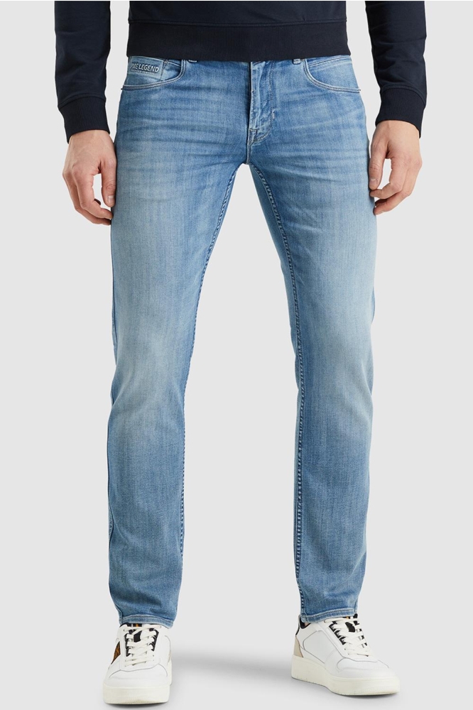 PME legend blauwe heren jeans | Model vooraanzicht