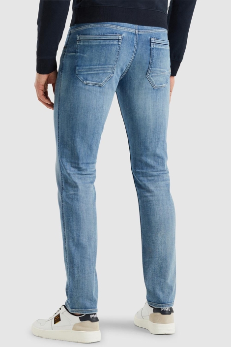 PME legend blauwe heren jeans | Model achteraanzicht