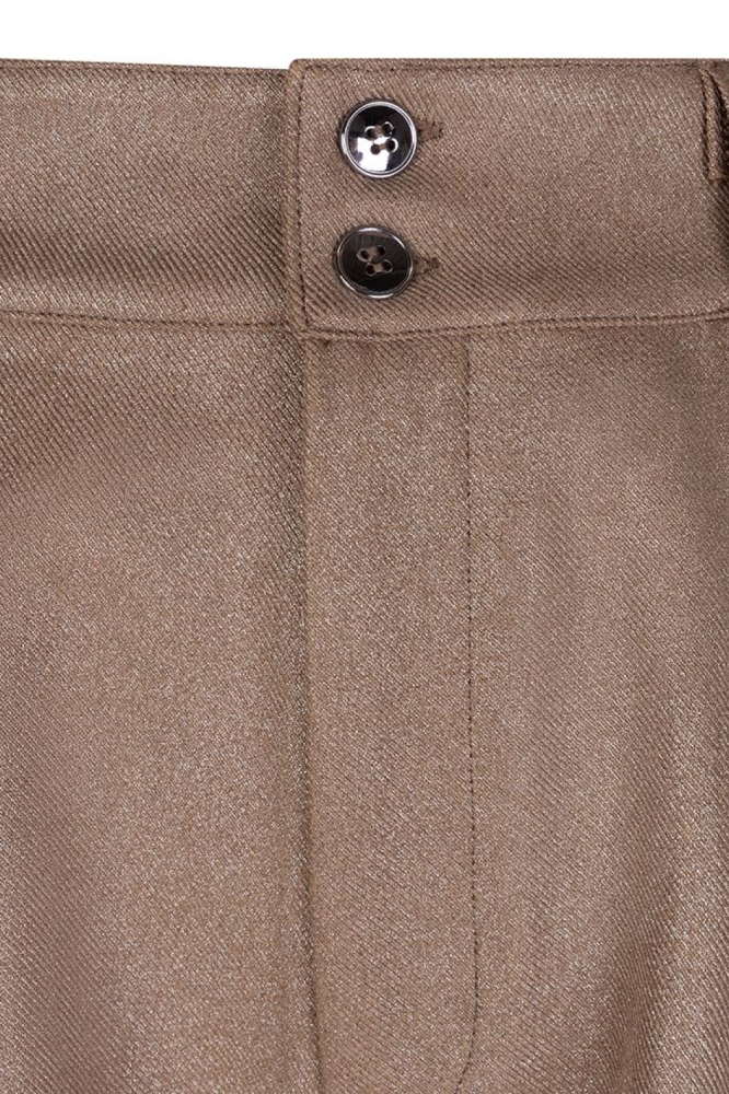 EsQualo gouden dames broek | Kleurstaal