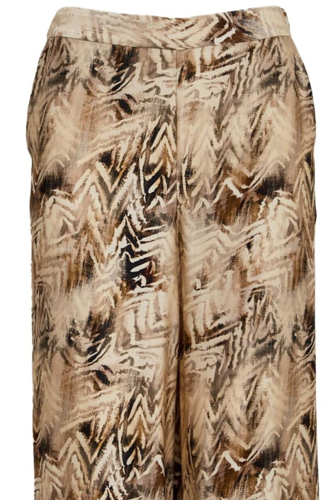 Minus bruine dames broek | Close up