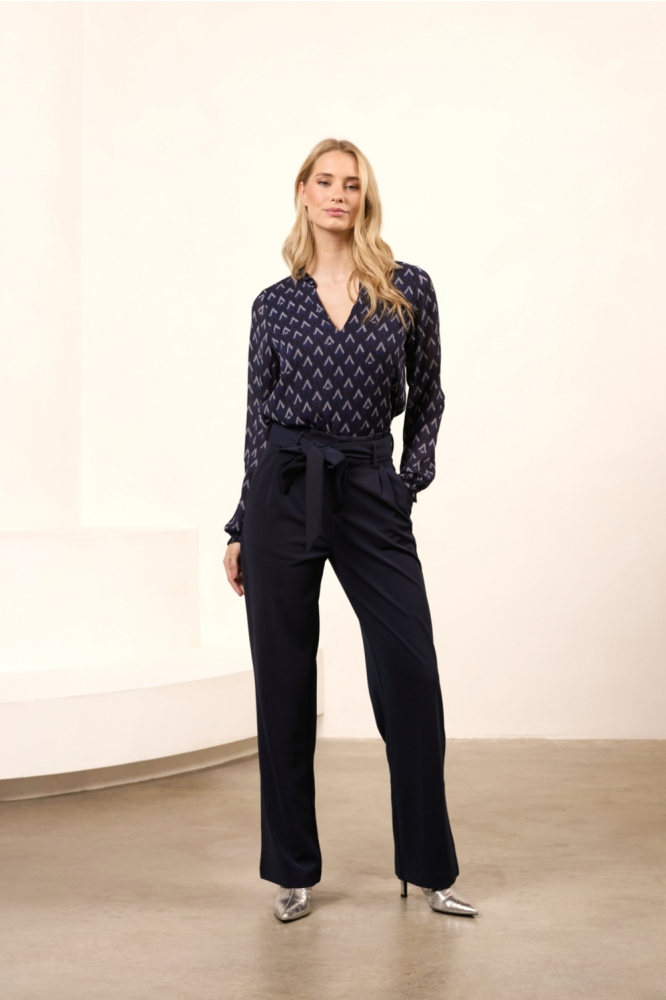 Lofty Manner blauwe dames broek | Model