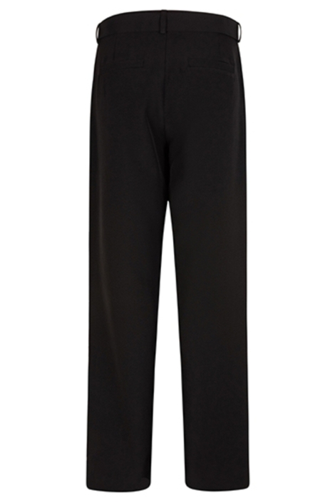 Lofty Manner zwarte dames broek | Achteraanzicht