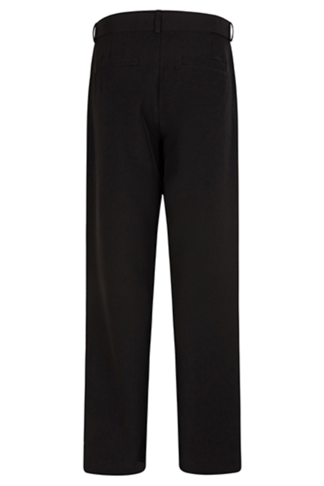 Lofty Manner zwarte dames broek | Achteraanzicht