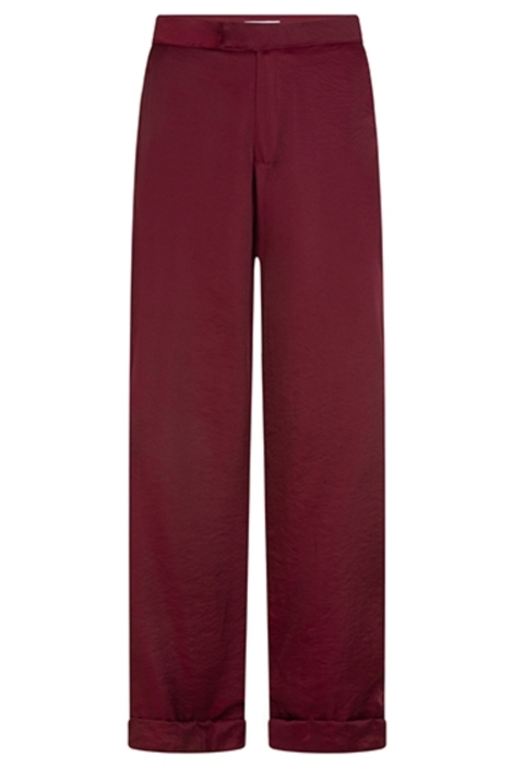 Lofty Manner bordeaux dames broek | Vooraanzicht