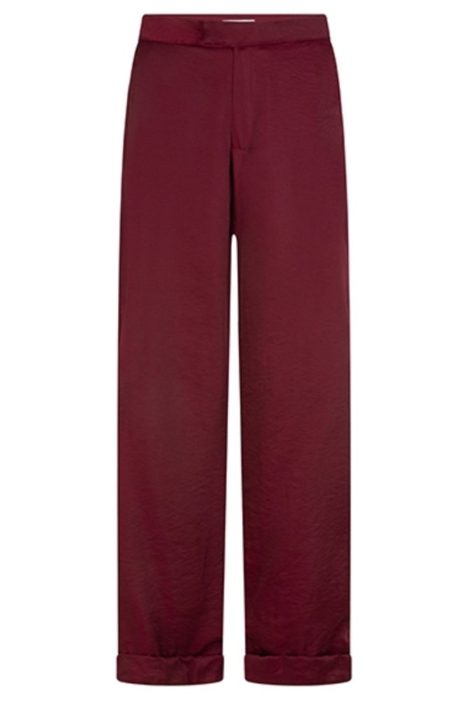 Lofty Manner bordeaux dames broek | Vooraanzicht