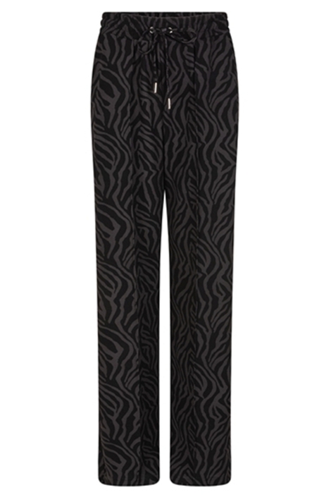 Lofty Manner grijze dames broek | Vooraanzicht