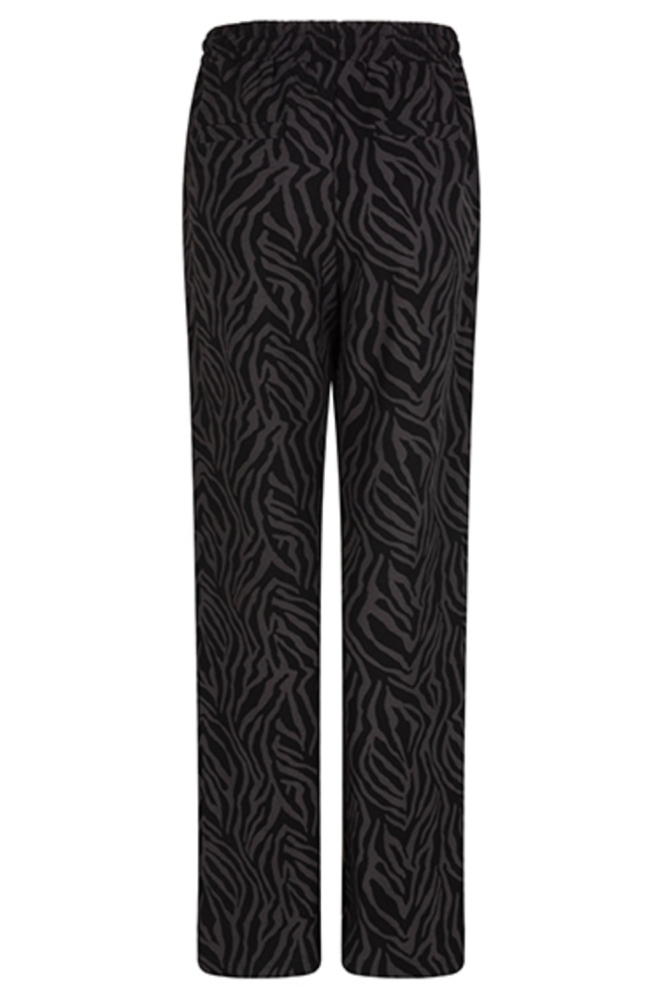 Lofty Manner grijze dames broek | Achteraanzicht