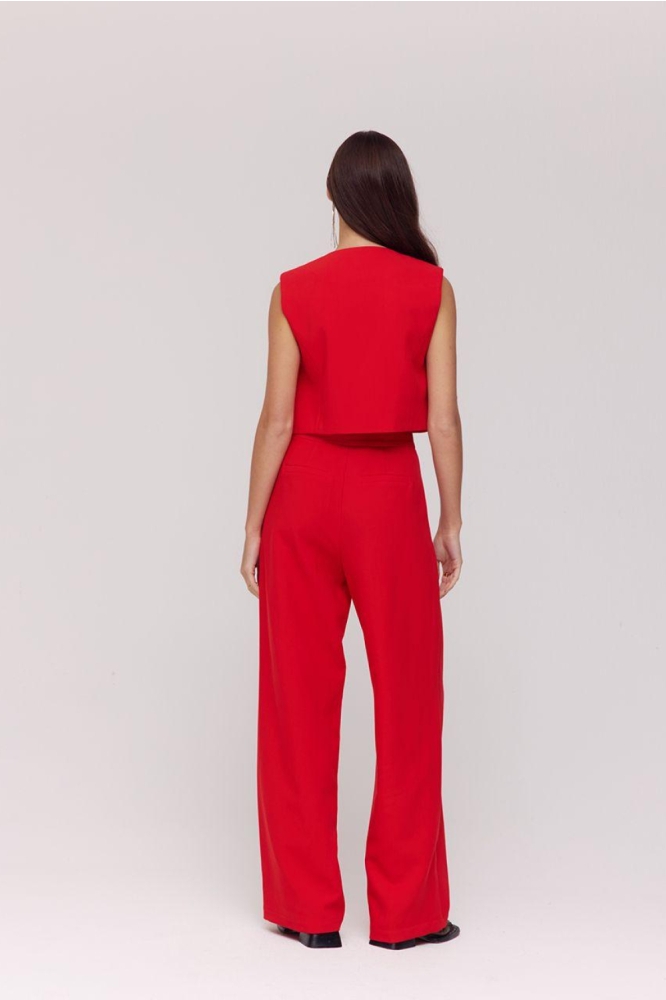 Harper & Yve rode dames broek | Model