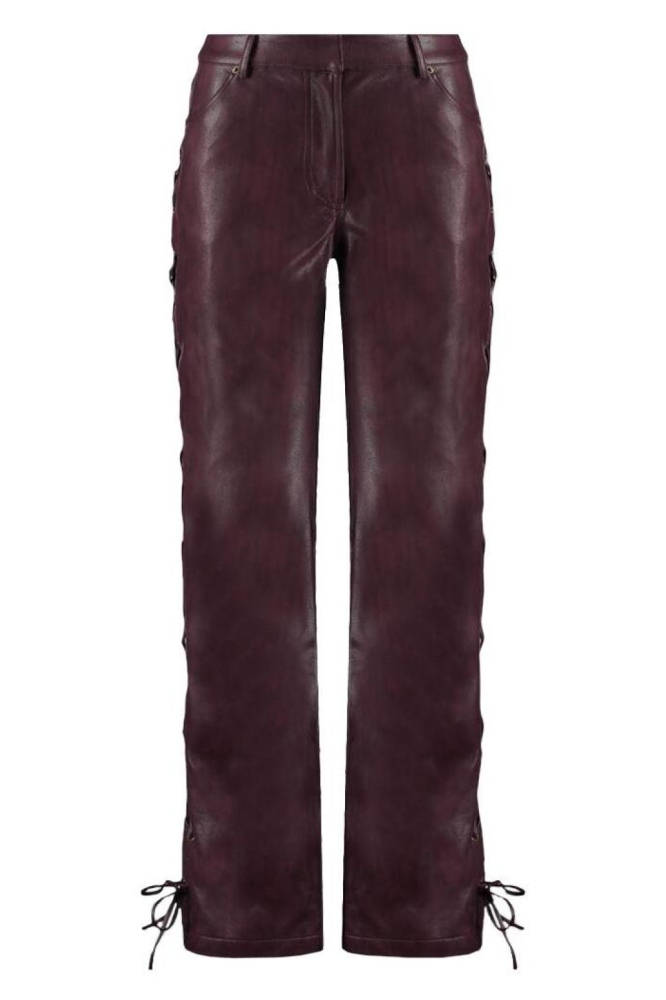 Harper & Yve bordeaux dames broek | Vooraanzicht