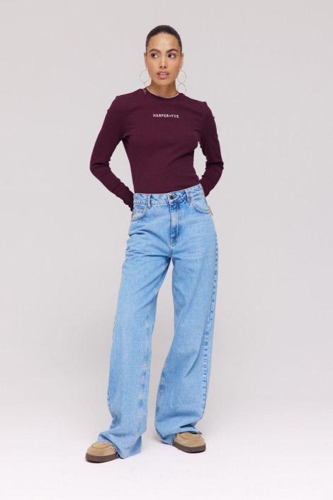 Harper & Yve blauwe dames jeans | Model