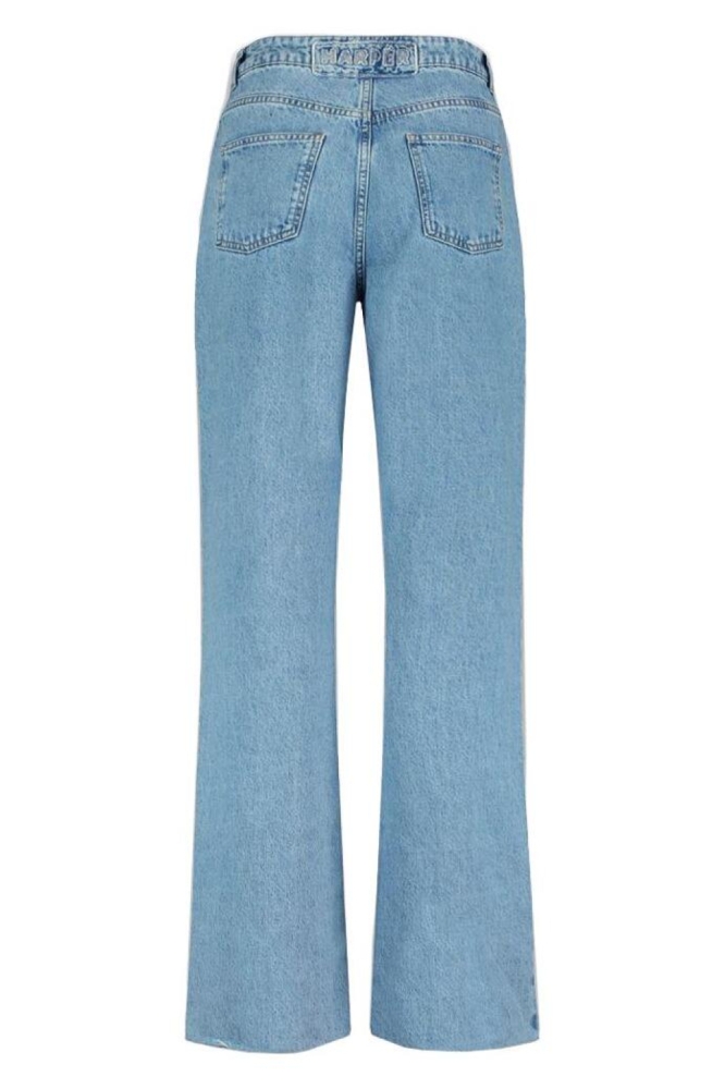 Harper & Yve blauwe dames jeans | Achteraanzicht
