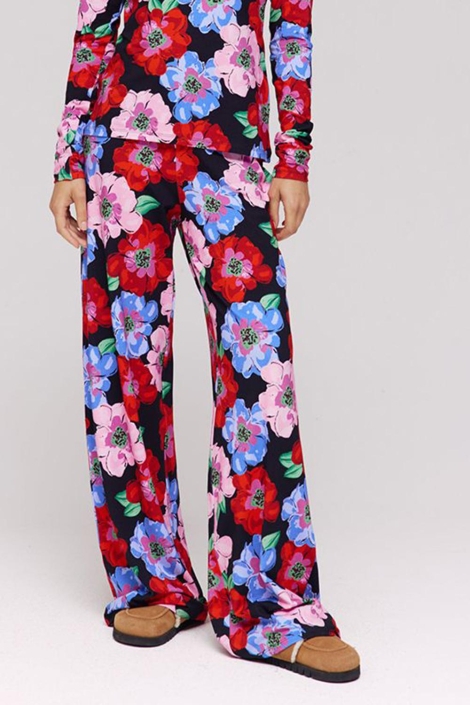 Harper & Yve zwarte dames broek | Model vooraanzicht