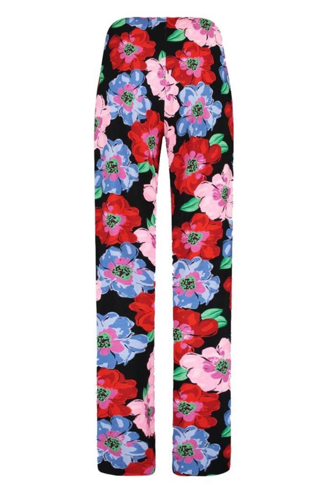 Harper & Yve zwarte dames broek | Achteraanzicht