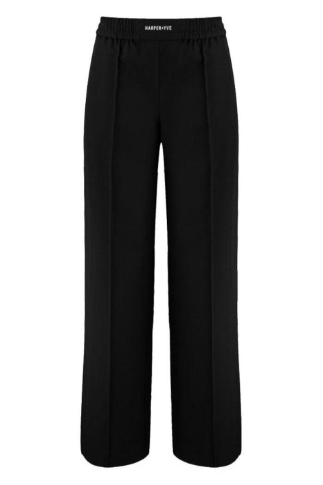 Harper & Yve zwarte dames broek | Vooraanzicht