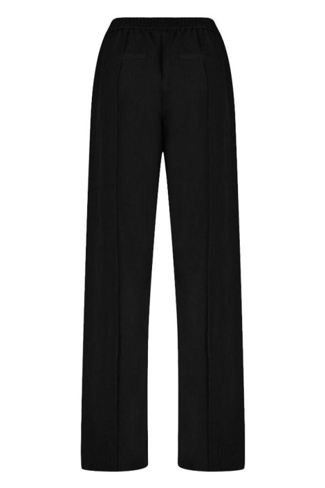 Harper & Yve zwarte dames broek | Achteraanzicht