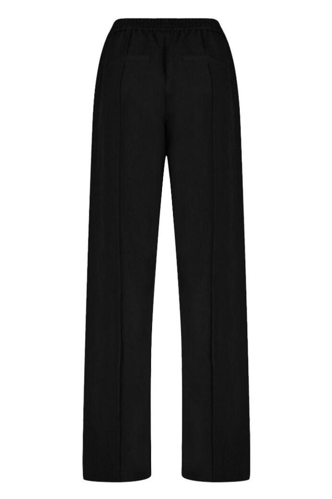 Harper & Yve zwarte dames broek | Achteraanzicht