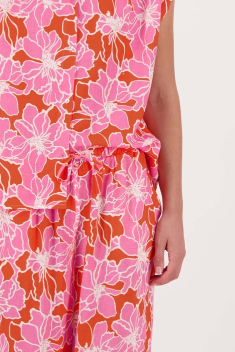 Zusss roze dames broek | Close up