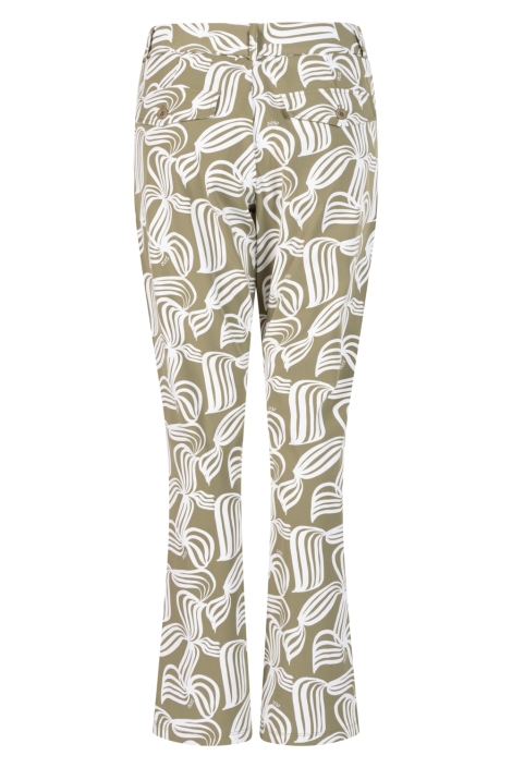 Zoso groene dames broek | Achteraanzicht