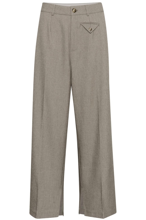 Kaffe camel dames broek | Vooraanzicht