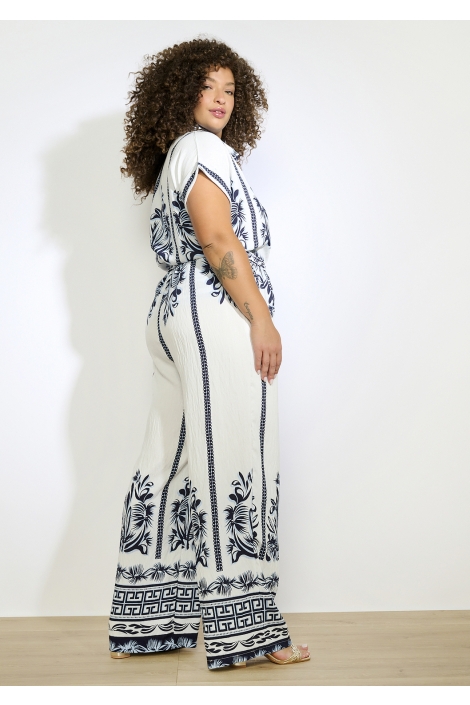 LolaLiza blauwe dames broek | Model