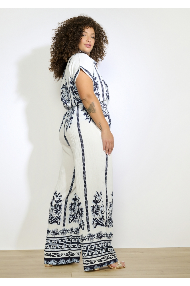 LolaLiza blauwe dames broek | Model