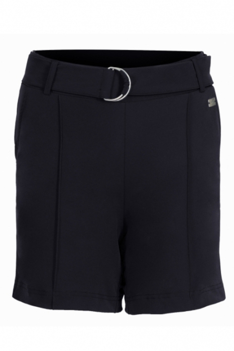 TQ Amsterdam zwarte dames korte broek | Vooraanzicht