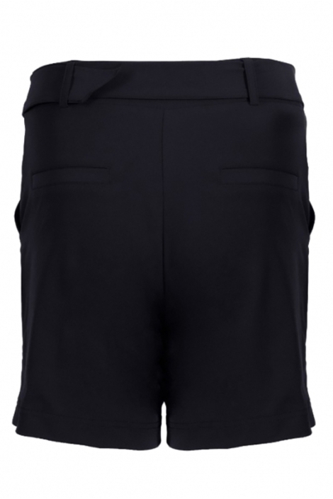 TQ Amsterdam zwarte dames korte broek | Achteraanzicht