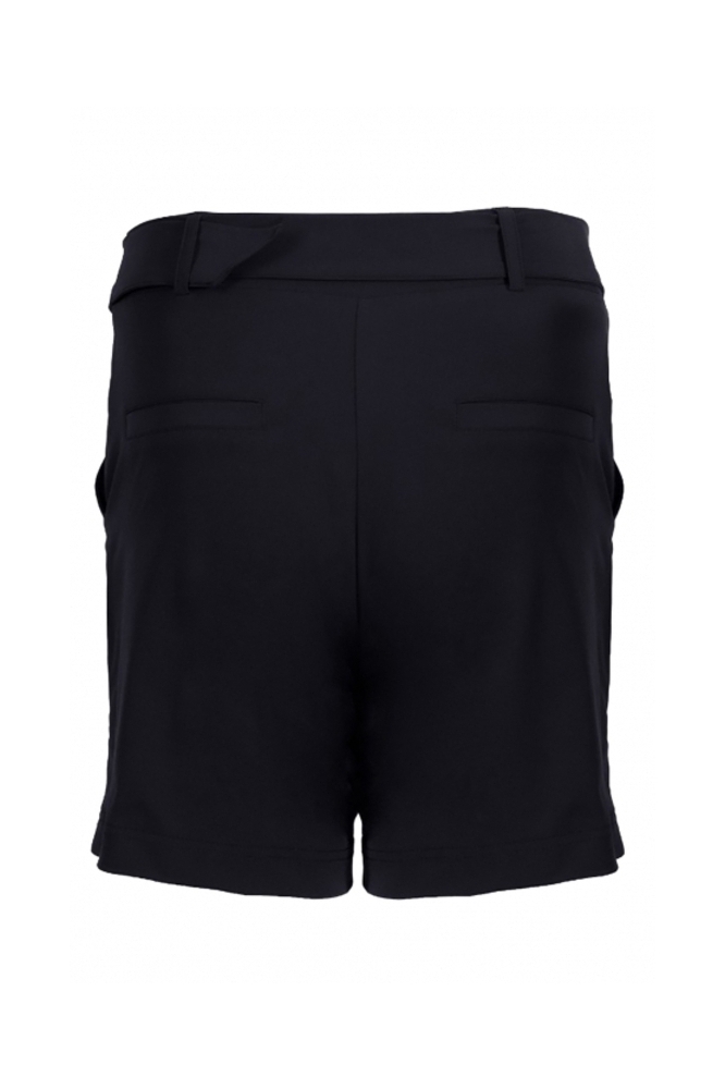TQ Amsterdam zwarte dames korte broek | Achteraanzicht