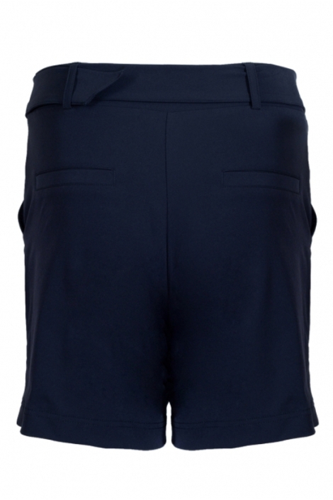 TQ Amsterdam blauwe dames korte broek | Achteraanzicht