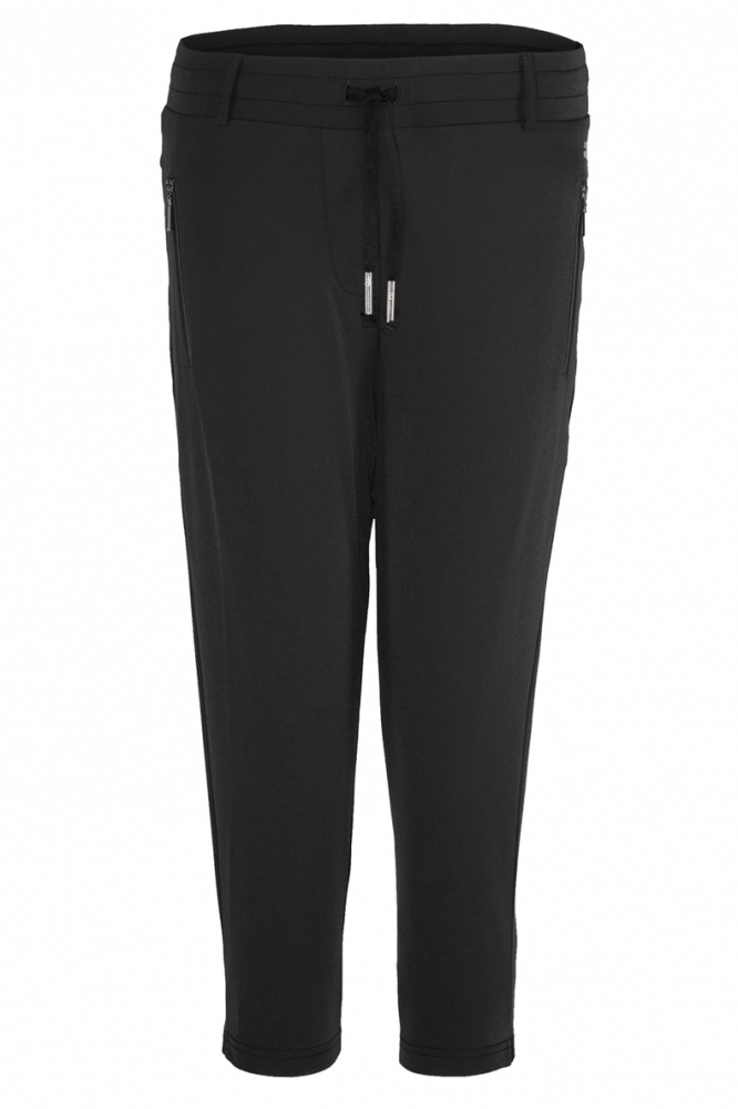 TQ Amsterdam zwarte dames broek | Vooraanzicht