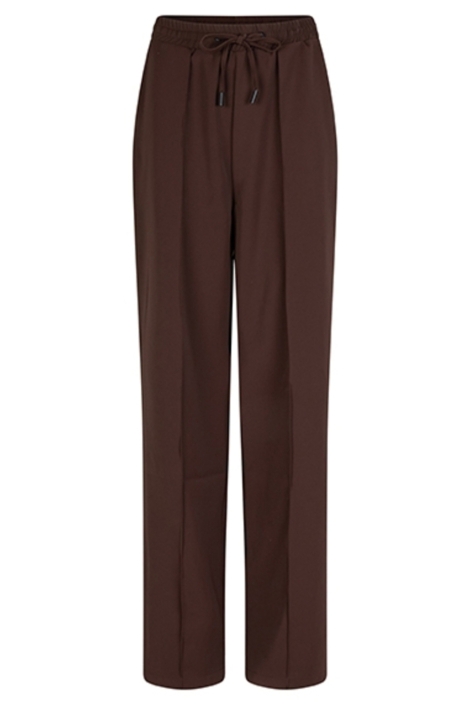 Lofty Manner bruine dames broek | Vooraanzicht