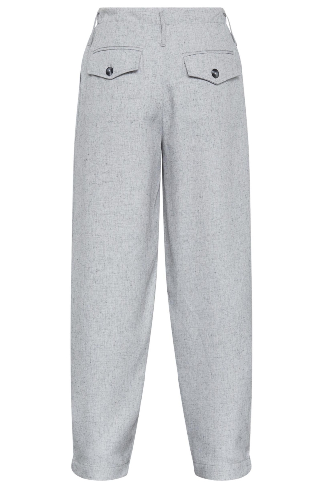 SisterS point grijze dames broek | Achteraanzicht