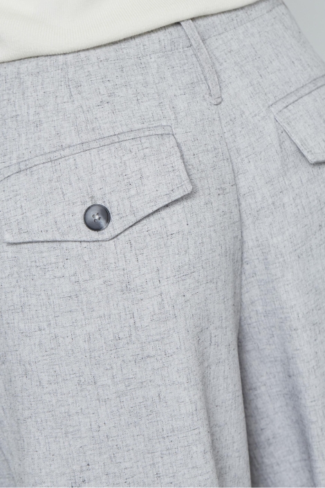 SisterS point grijze dames broek | Close up